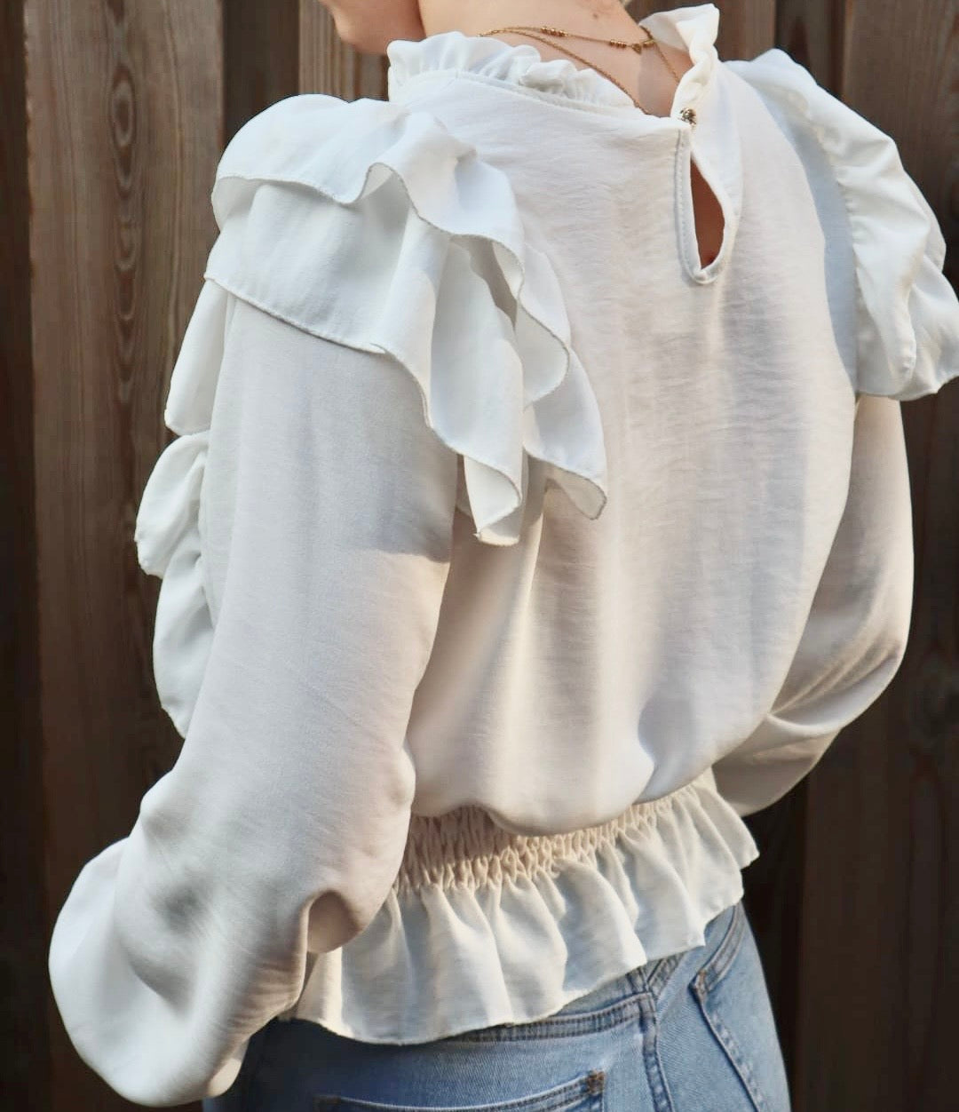 Ivy blouse wit