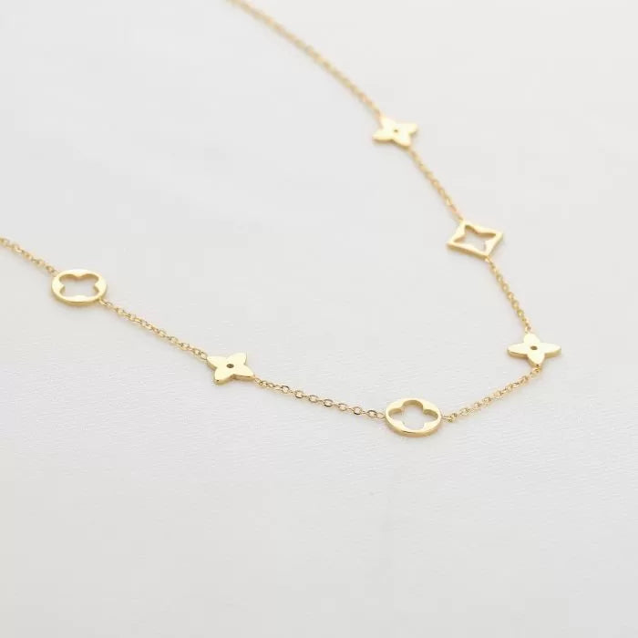 Ketting klaver figuurtjes