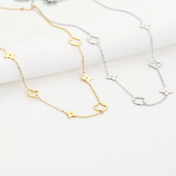 Ketting klaver figuurtjes
