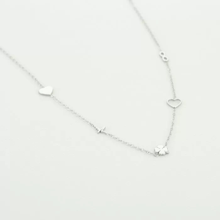 Fijne ketting met figuurtjes