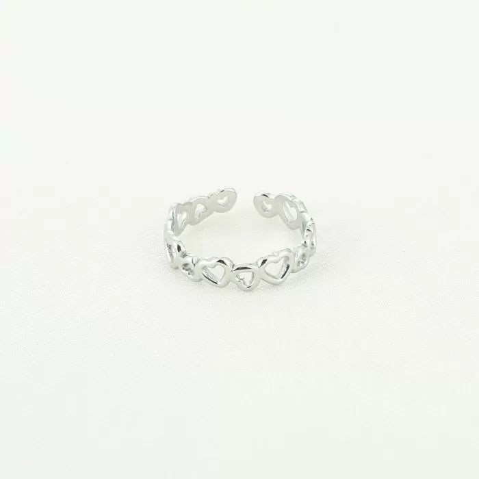 Ring hartjes groot klein