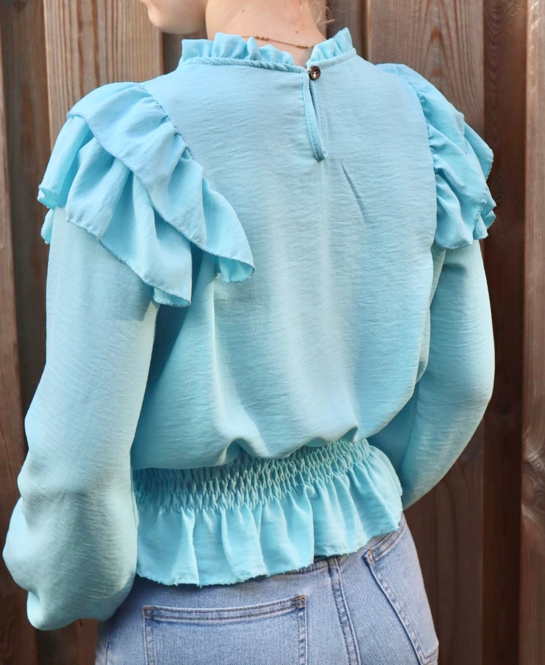 Ivy blouse lichtblauw