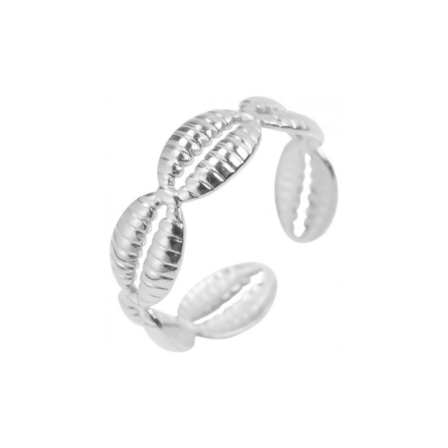 Ring beachy - Zilver