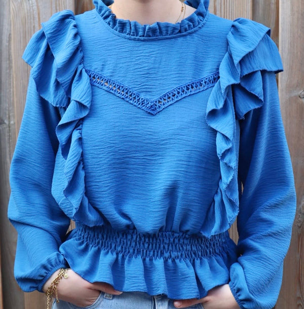 Ivy blouse blauw