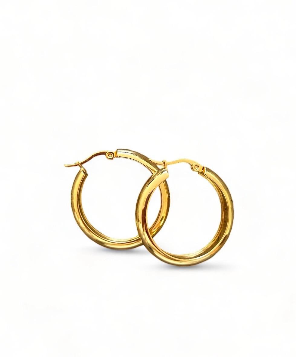 Isabella hoops - Goud