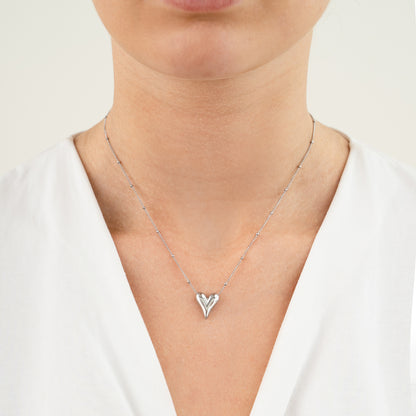 Ketting V shaped hart